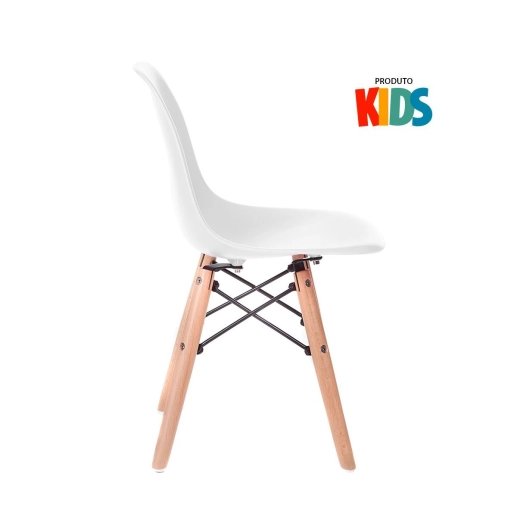 Cadeira Eames Junior - Branco Produto Cadeira Eames Junior - Branco