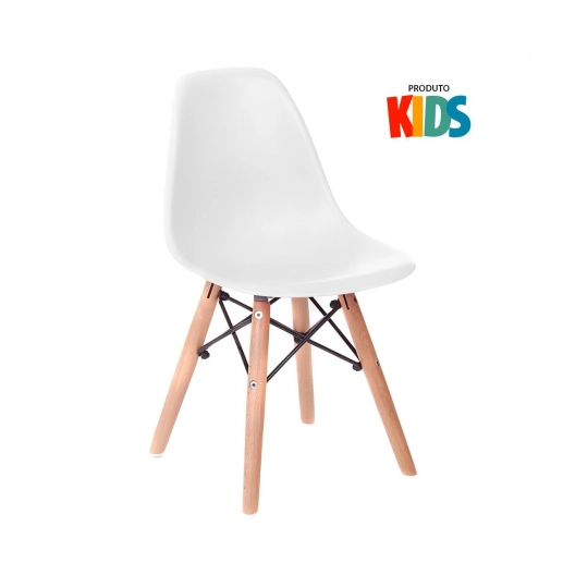 Cadeira Eames Junior - Branco Produto Cadeira Eames Junior - Branco