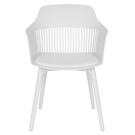 Produto Cadeira estofada jantar e cozinha Marcela - Branco