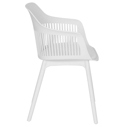 Produto Cadeira estofada jantar e cozinha Marcela - Branco