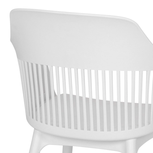 Produto Cadeira estofada jantar e cozinha Marcela - Branco