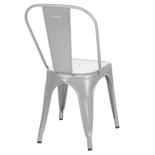 Produto Cadeira de jantar Iron Tolix com design industrial - Prata