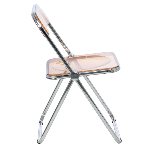Cadeira jantar design dobrável cristal acrílico transparente Italia Ambar Produto Cadeira jantar design dobrável cristal acrílico transparente Italia Ambar