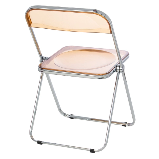 Cadeira jantar design dobrável cristal acrílico transparente Italia Ambar Produto Cadeira jantar design dobrável cristal acrílico transparente Italia Ambar