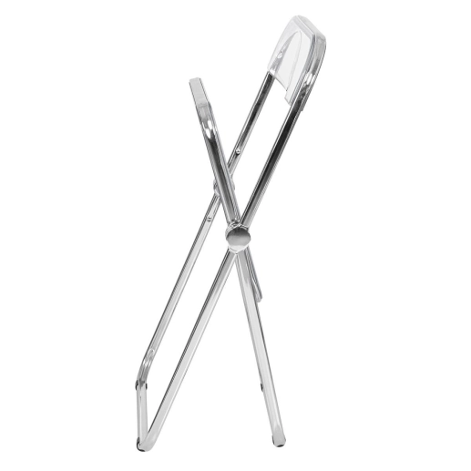 Produto Cadeira de jantar design dobrável cristal acrílico transparente Italia