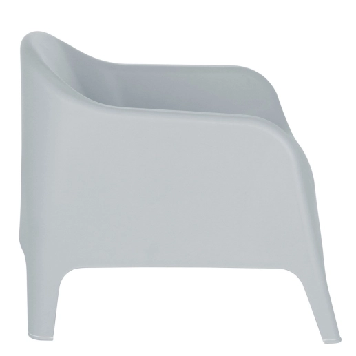 Produto Cadeira poltrona para jardim varanda Skarpo - Cinza