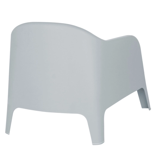 Produto Cadeira poltrona para jardim varanda Skarpo - Cinza