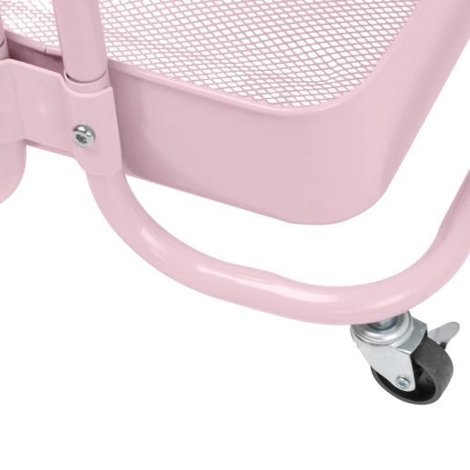 Produto Carrinho organizador Berlim cozinha escritório quarto 3 prateleiras