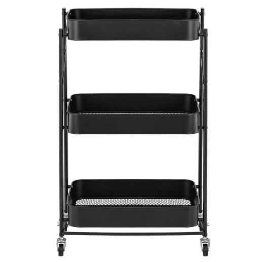 Produto Carrinho organizador Hong Kong cozinha escritório quarto 3 prateleiras