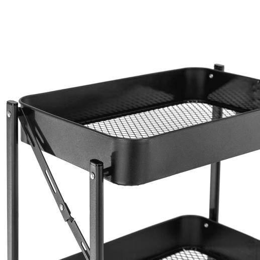 Produto Carrinho organizador Hong Kong cozinha escritório quarto 3 prateleiras