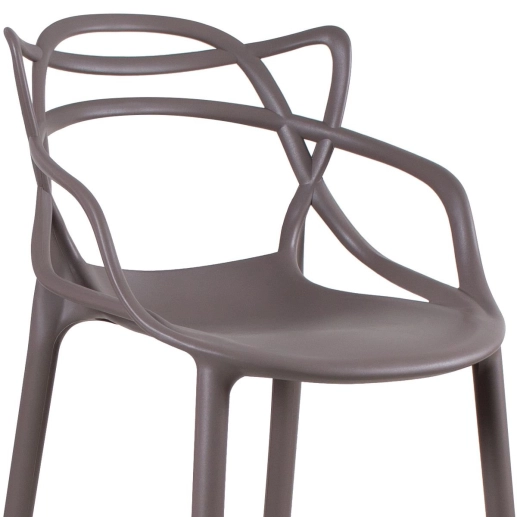 Produto Kit 3 Banquetas alta para bancada Master Allegra em Polipropileno 78 cm - Fendi