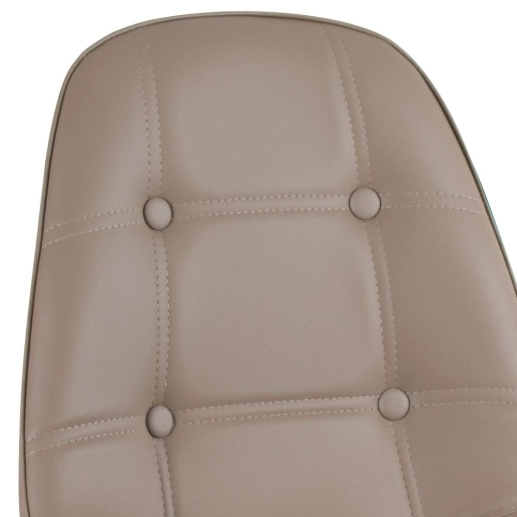 Produto Cadeira de jantar Charles Eames Eiffel Botonê Estofada - Nude