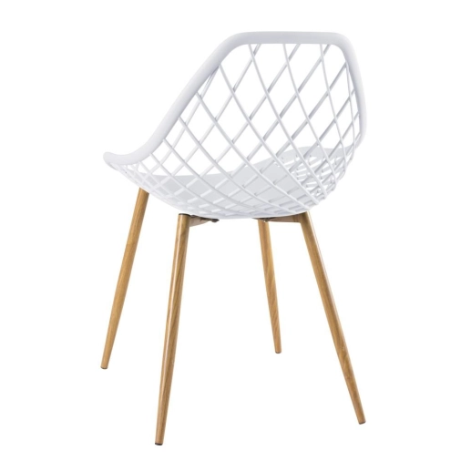 Produto Cadeira de jantar Clarice Cloe com design contemporâneo - Branco