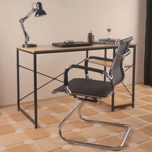 Produto Cadeira Tela para Escritório com Base Fixa - Preto