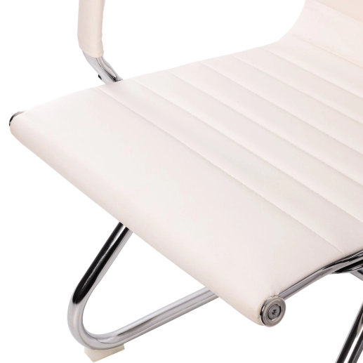 Produto Cadeira para Escritório Esteirinha com Base Fixa - Branco