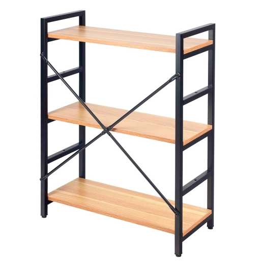 Estante Armário para Escritório com Praleteira 3 Níveis 83 cm Chell, Preto Produto Estante Armário para Escritório com Praleteira 3 Níveis 83 cm Chell, Preto