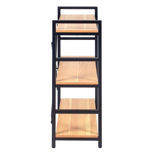 Estante Armário para Escritório com Praleteira 3 Níveis 83 cm Chell, Preto Produto Estante Armário para Escritório com Praleteira 3 Níveis 83 cm Chell, Preto