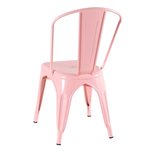 Kit 2 Cadeiras de jantar Iron Tolix com design industrial - Rosa Antigo Produto Kit 2 Cadeiras de jantar Iron Tolix com design industrial - Rosa Antigo