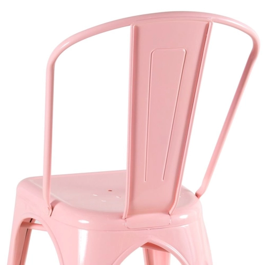 Kit 2 Cadeiras de jantar Iron Tolix com design industrial - Rosa Antigo Produto Kit 2 Cadeiras de jantar Iron Tolix com design industrial - Rosa Antigo