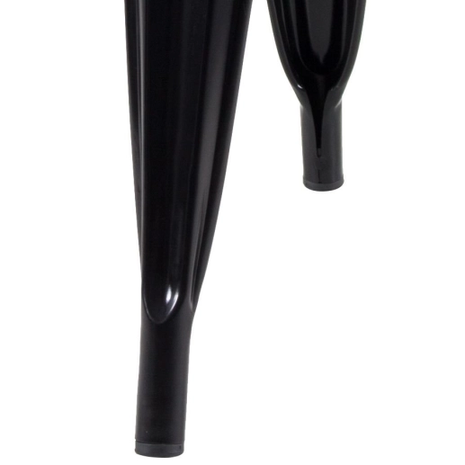 Produto Kit 2 Cadeiras de jantar Iron Tolix com design industrial - Preto Semibrilho