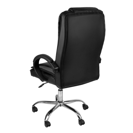 Kit 6 Cadeiras de Escritório Giratória Monaco Presidente - Preto Produto Kit 6 Cadeiras de Escritório Giratória Monaco Presidente - Preto