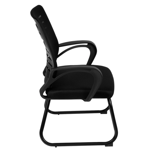 Produto Kit 8 Cadeiras Office Escritório Base Fixa Viena, Preto