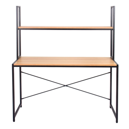Mesa Escrivaninha de Escritório com Apoio Aéreo Talling - Preto Produto Mesa Escrivaninha de Escritório com Apoio Aéreo Talling - Preto
