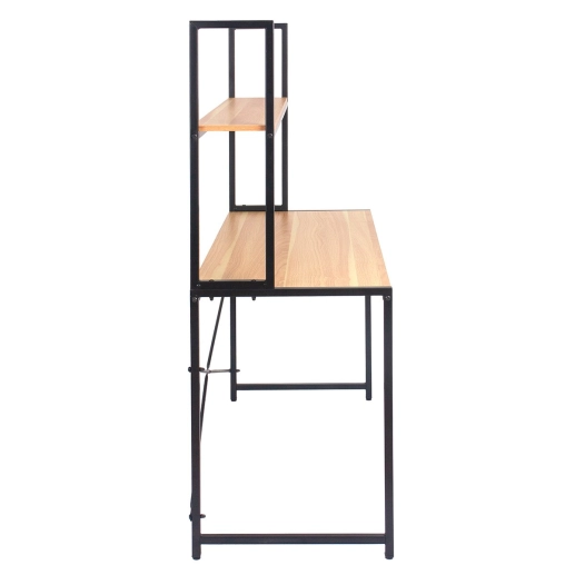 Mesa Escrivaninha de Escritório com Apoio Aéreo Talling - Preto Produto Mesa Escrivaninha de Escritório com Apoio Aéreo Talling - Preto