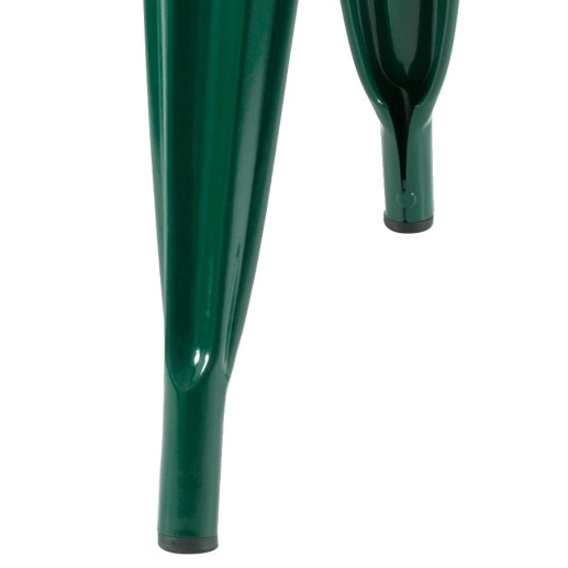 Produto Kit 10 Cadeiras de jantar Iron Tolix com design industrial – Verde Escuro