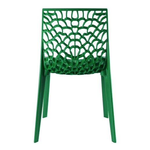 Kit 12 Cadeiras de jantar Gruvyer com design contemporâneo e anatômico - Verde Produto Kit 12 Cadeiras de jantar Gruvyer com design contemporâneo e anatômico - Verde