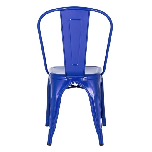 Kit 16 Cadeiras de jantar Iron Tolix com design industrial – Azul Escuro Produto Kit 16 Cadeiras de jantar Iron Tolix com design industrial – Azul Escuro