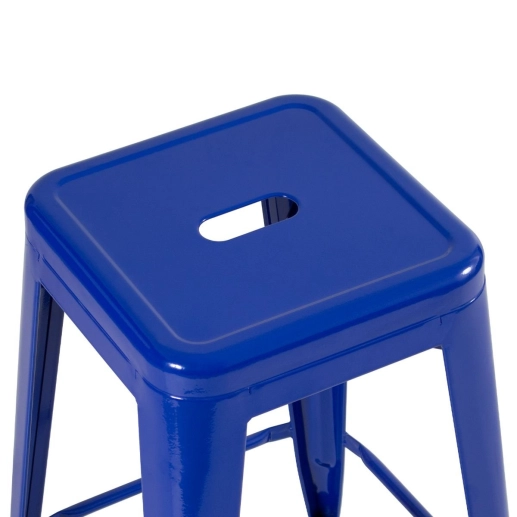 Kit 2 Banquetas alta para bancada Iron Tolix 76 cm – Azul escuro Produto Kit 2 Banquetas alta para bancada Iron Tolix 76 cm – Azul escuro
