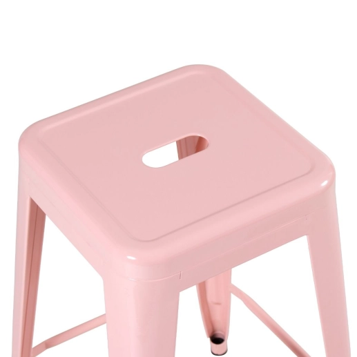 Kit 3 Banquetas alta para bancada Iron Tolix 76 cm – Rosa antigo Produto Kit 3 Banquetas alta para bancada Iron Tolix 76 cm – Rosa antigo
