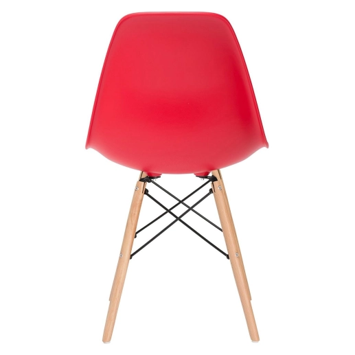 Kit 3 Cadeiras de jantar Charles Eames Eiffel DSW em Polipropileno - Vermelho Produto Kit 3 Cadeiras de jantar Charles Eames Eiffel DSW em Polipropileno - Vermelho
