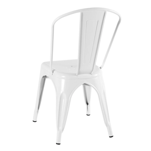 Kit 3 Cadeiras de jantar Iron Tolix com design industrial - Branco Produto Kit 3 Cadeiras de jantar Iron Tolix com design industrial - Branco