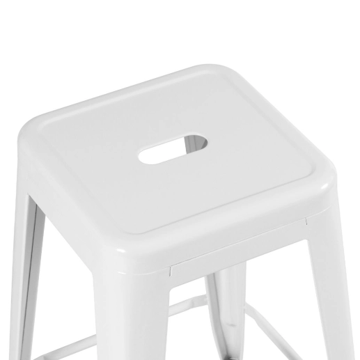 Kit 3 Banquetas média para bancada Iron Tolix 66 cm – Branco Produto Kit 3 Banquetas média para bancada Iron Tolix 66 cm – Branco