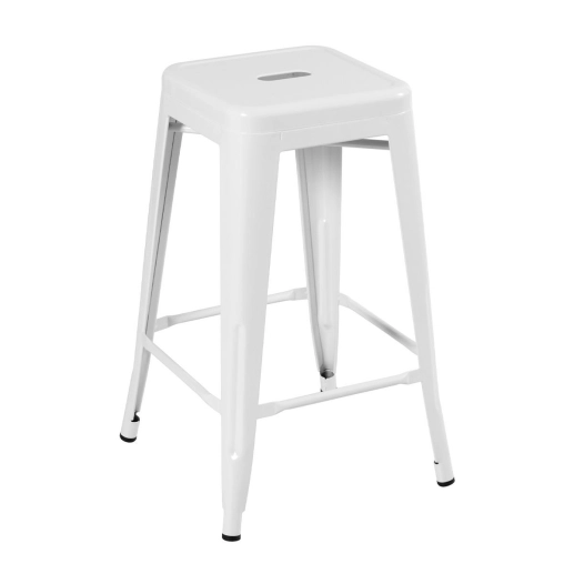 Kit 3 Banquetas média para bancada Iron Tolix 66 cm – Branco Produto Kit 3 Banquetas média para bancada Iron Tolix 66 cm – Branco