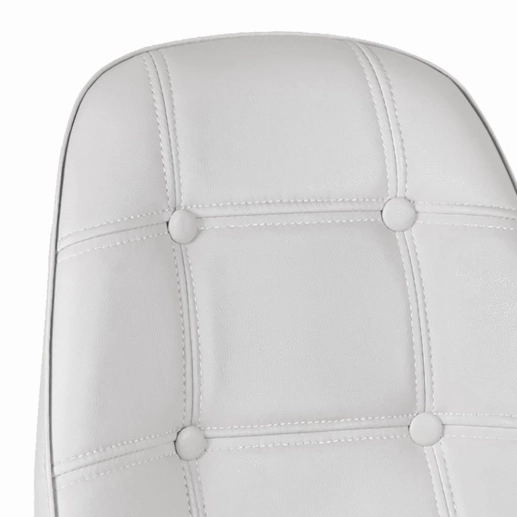 Produto Kit 4 Cadeiras de jantar Charles Eames Eiffel Botonê Estofada - Cinza claro