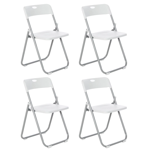 Produto Kit 4 cadeiras dobrável Fort para restaurante e espaços comerciais – Branco