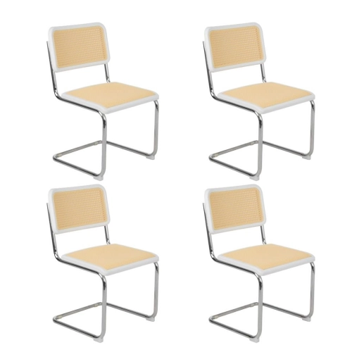 Produto Kit 4 Cadeiras tela auditório recepção cozinha Cesca