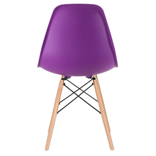 Produto Kit - Mesa Eames 100 cm branco + 4 cadeiras Eames DSW roxo