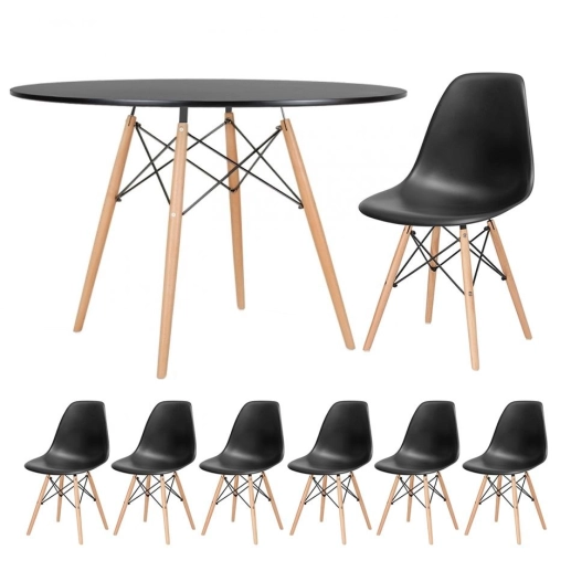 Produto Kit - Mesa Eames 120 cm + 6 cadeiras Eames Dsw