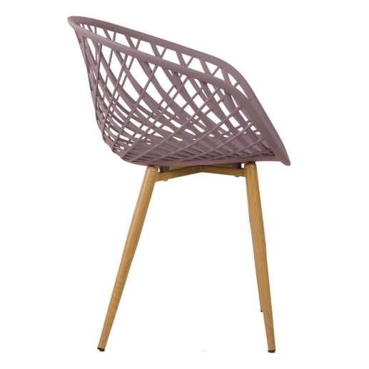 Produto Mesa de jantar redonda 80 cm preto + 3 cadeiras Clarice Nest Fendi