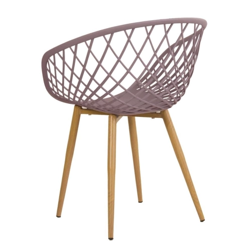 Produto Mesa de jantar redonda 80 cm preto + 3 cadeiras Clarice Nest Fendi