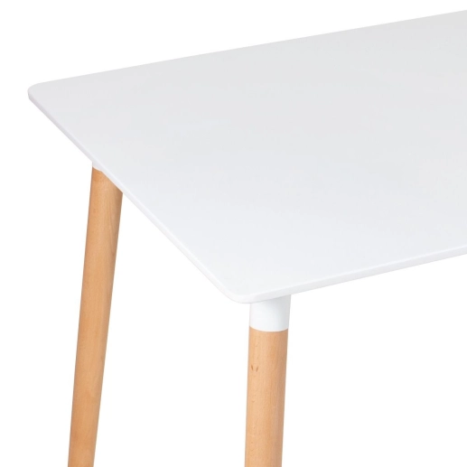 Produto Mesa de jantar retangular Eames - 80 x 140 cm - Branco