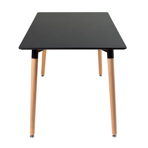 Produto Mesa de jantar retangular Eames - 80 x 140 cm - Preto