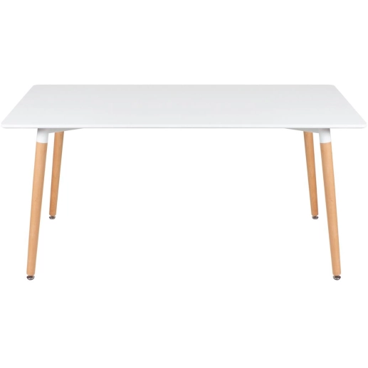 Produto Mesa de jantar retangular Eames - 80 x 160 cm - Branco