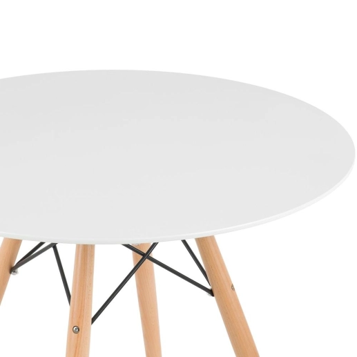 Produto Mesa Eames 70 cm Kit Tampo de Mdf Kit Branco
