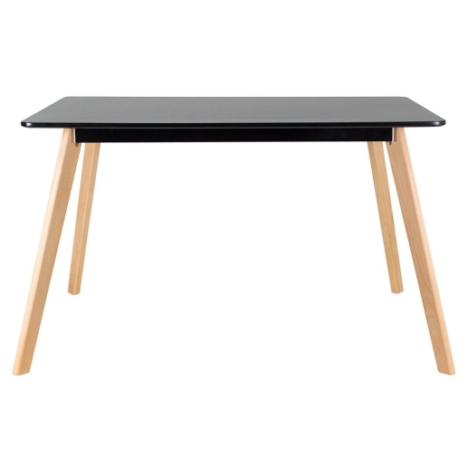 Produto Mesa Leda Retangular Kit 80 x 120 cm Kit Preto