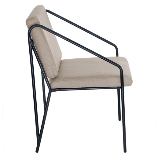 Produto Poltrona cadeira estofada Bergen nórdico escandinavo